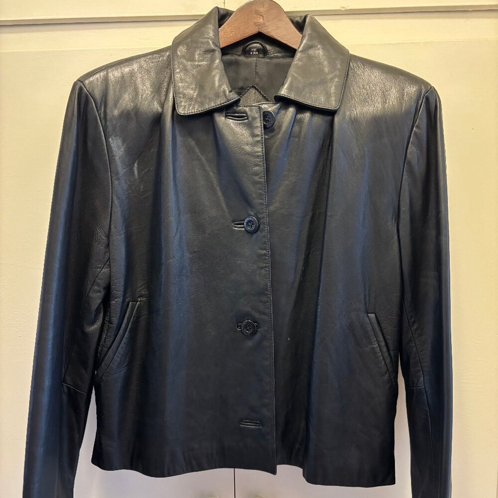 North Beach Leather Michael Hoban Women's Black Leather Jacket